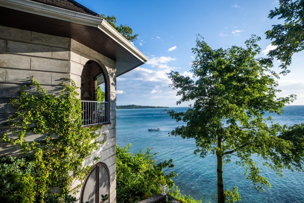 Bluefields Jamaica psilocybin retreat overlooking the sea
