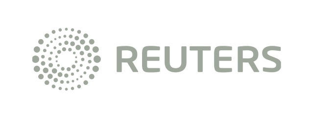 The logo for Reuters, a news and media division of Thomson Reuters.