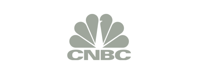 The logo for CNBC, a business news company.