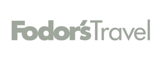 The logo for Fodors Travel a trip planning website.