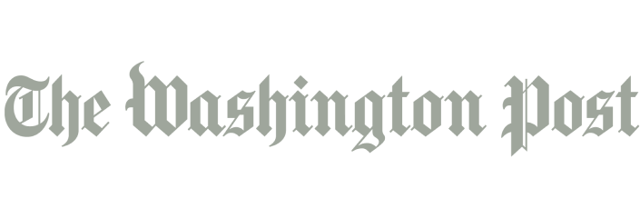 The logo for The Washington Post, a news company.