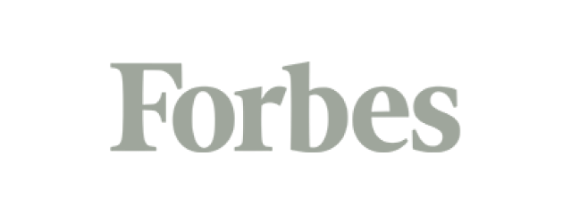 The logo for Forbes, an American business magazine company.
