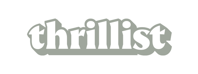 The logo for Thrillist, an online media website company.